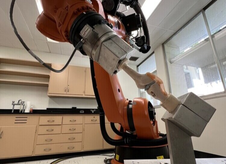 Kuka with model knee